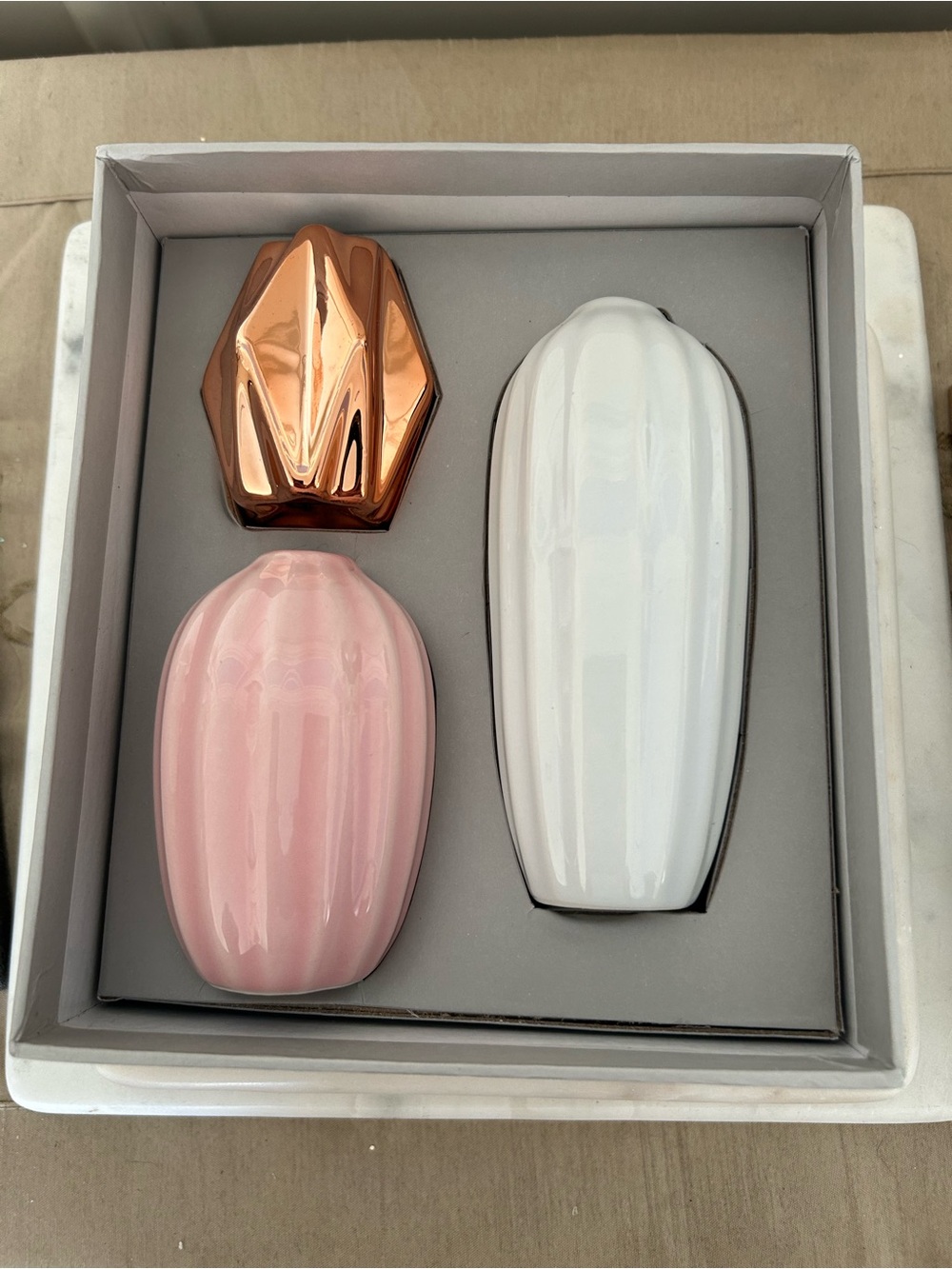 BNIB bud vase set